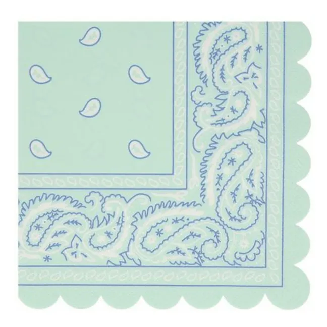 Western paper napkins - Set of 16