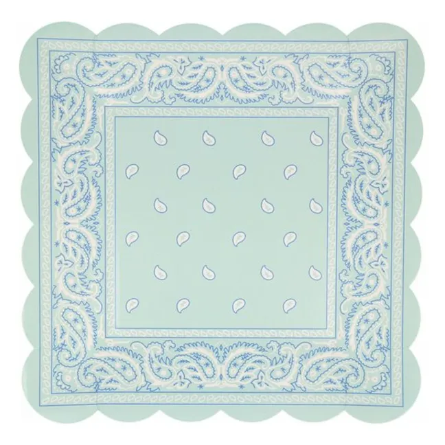 Western plates - Set of 8