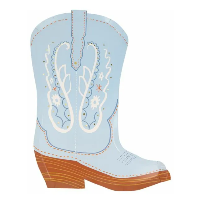 Assiettes Santiag Western - Set de 8