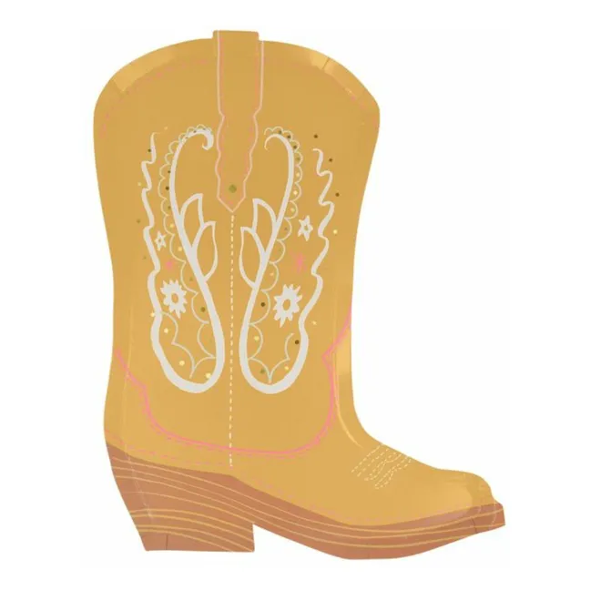 Santiag Western Teller - 8er-Set