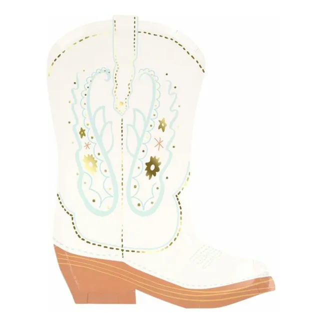 Santiag Western Teller - 8er-Set