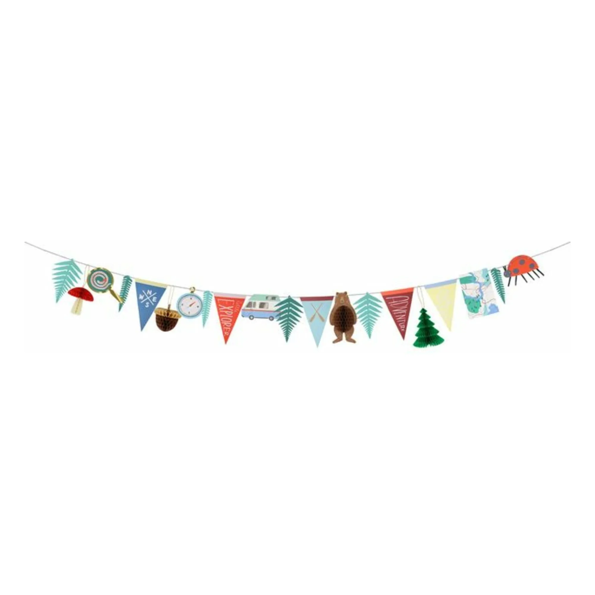 Meri Meri Multicoloured Garland Camping Adventure