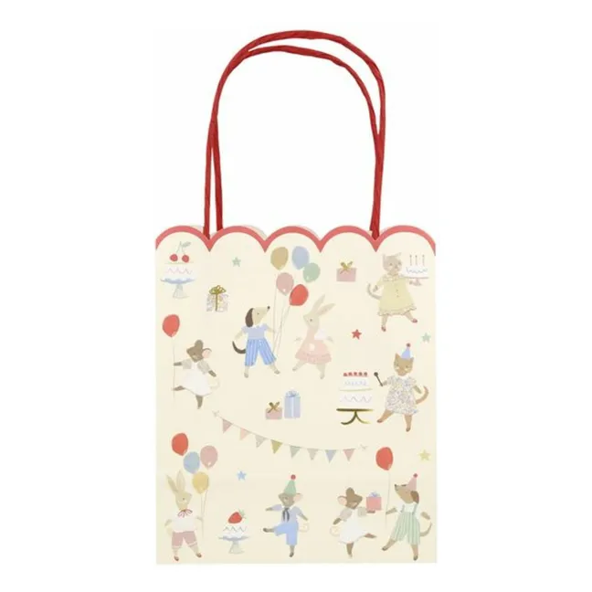 Animal Friends birthday bags - Set of 8