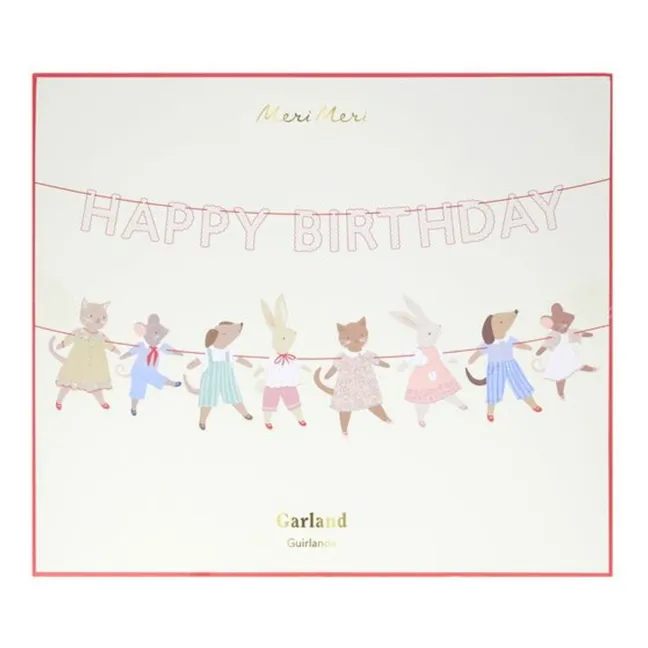 Animal Friends birthday garland