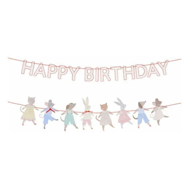 Animal Friends birthday garland