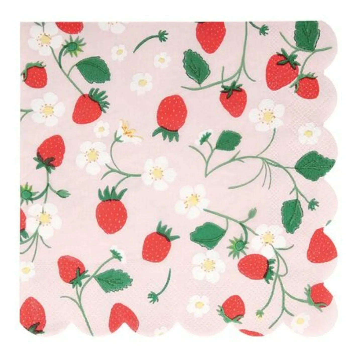 Meri Meri - Serviettes en papier Fraises - Set de 16 (Meri Meri) - Couverture