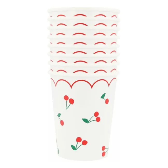 Vasos de cereza - Lote de 8