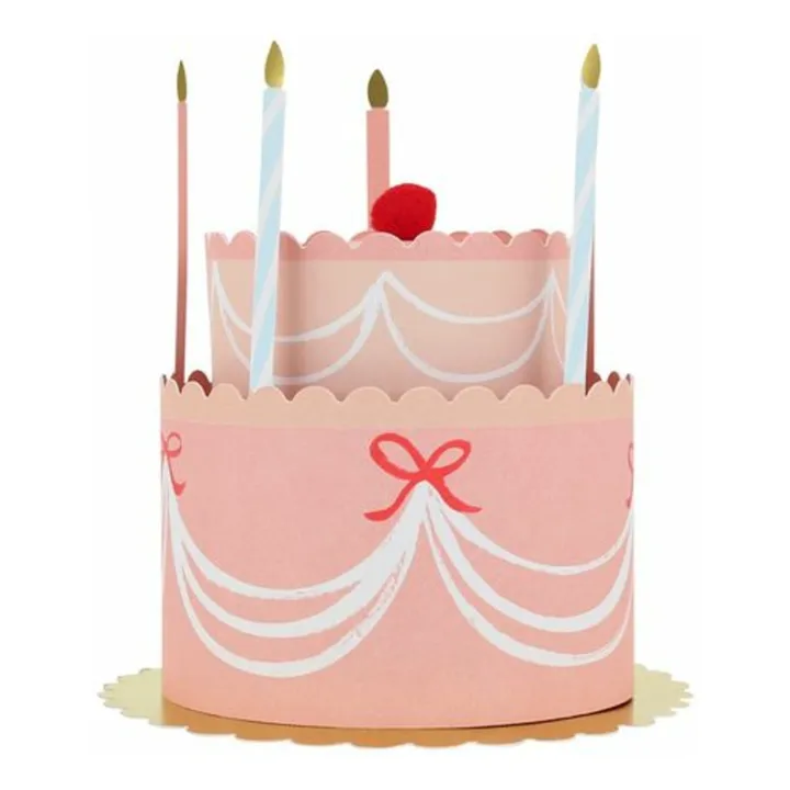 Birthday Cake Party Hats - Set of 8- Product image n°1