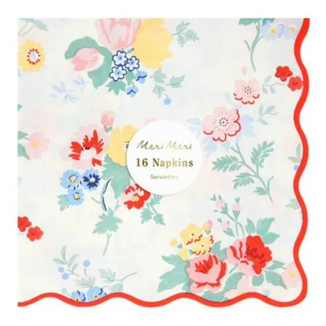 Serviettes en papier Vintage Floral - Set de 16