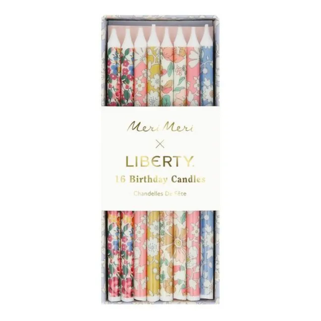 Candele di compleanno - Meri Meri x Liberty - Set di 5