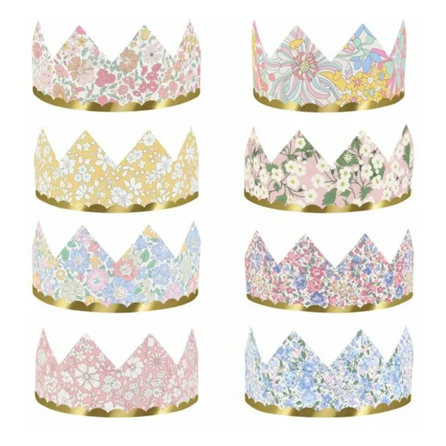 Couronnes de fête - Meri Meri x Liberty - Set de 8