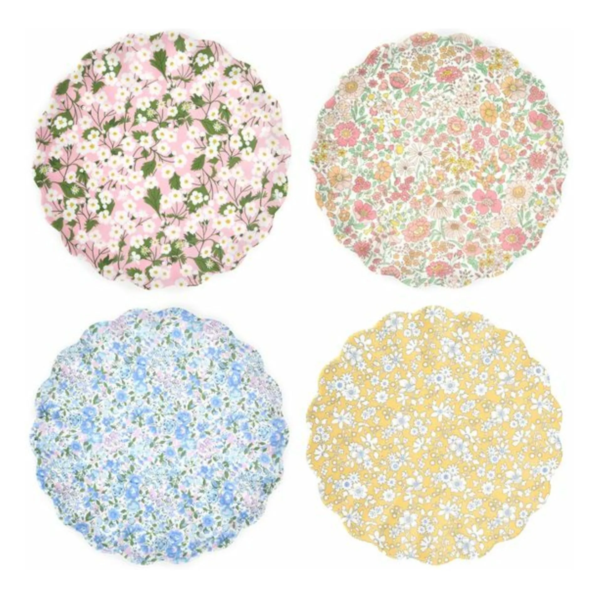 Petites assiettes en mélamine - Meri Meri x Liberty - Set de 4- Image produit n°0