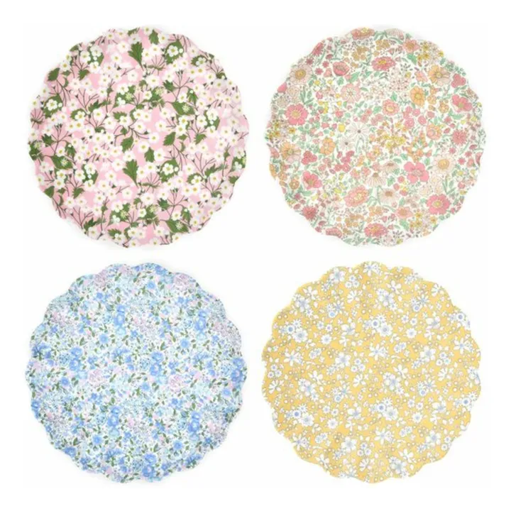 Petites assiettes en mélamine - Meri Meri x Liberty - Set de 4- Image produit n°0