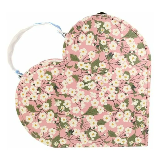 Petites valises de rangement Cœurs - Meri Meri x Liberty