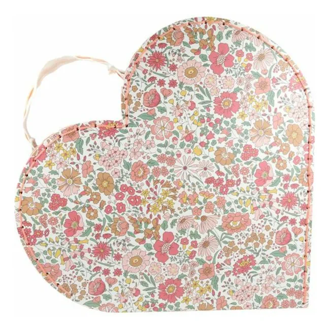 Small storage cases Hearts - Meri Meri x Liberty