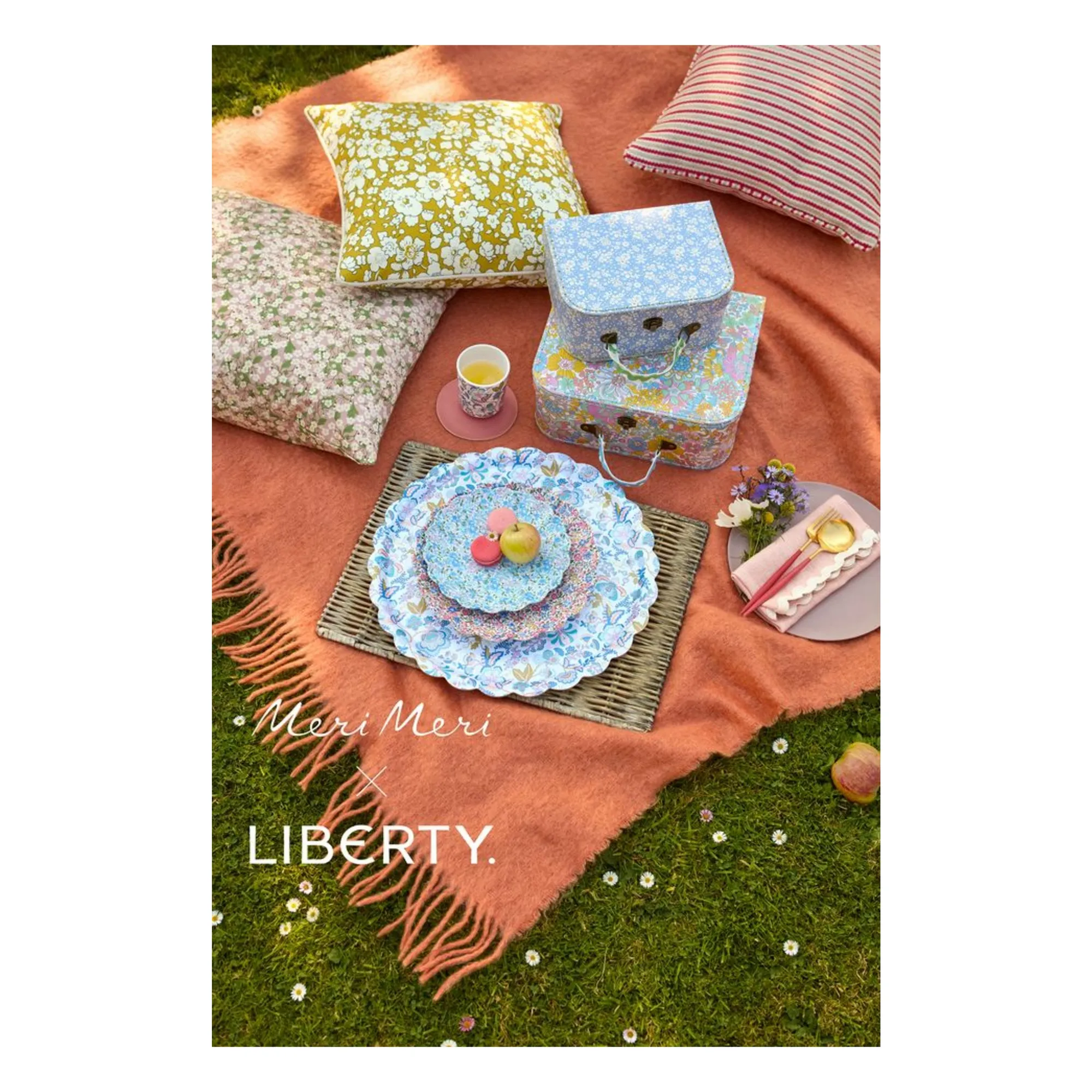 Gobelets en mélamine - Meri Meri x Liberty - Set de 4- Image produit n°1
