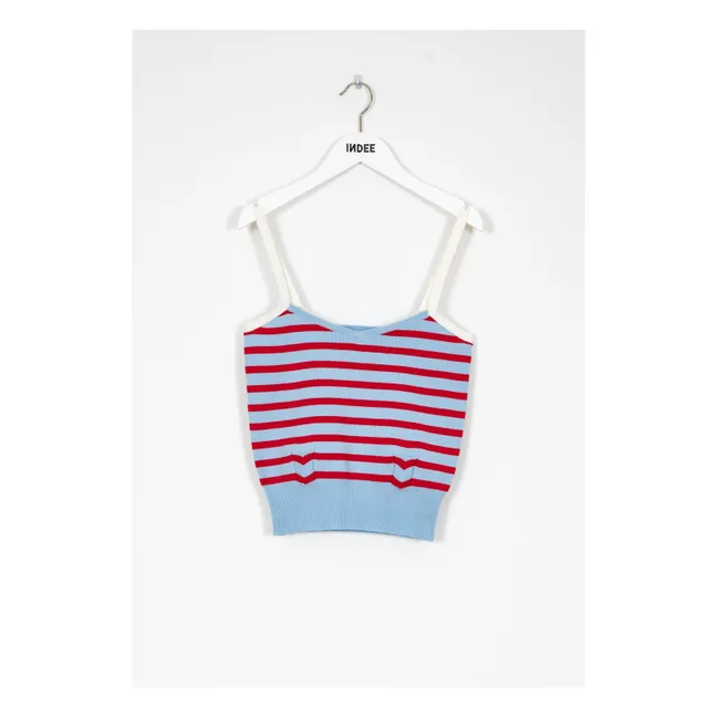 Top a righe Slovenia | Azzurro