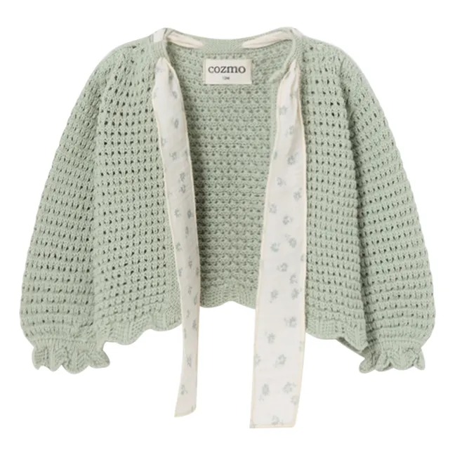 Cassandra Recycled Fiber Cardigan | Sage