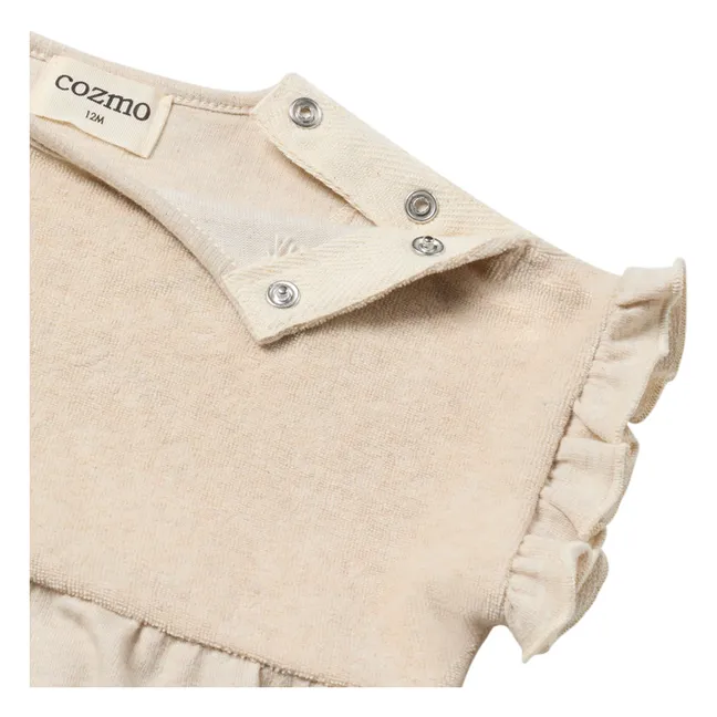 Kleid Agata Bio-Frottee | Seidenfarben