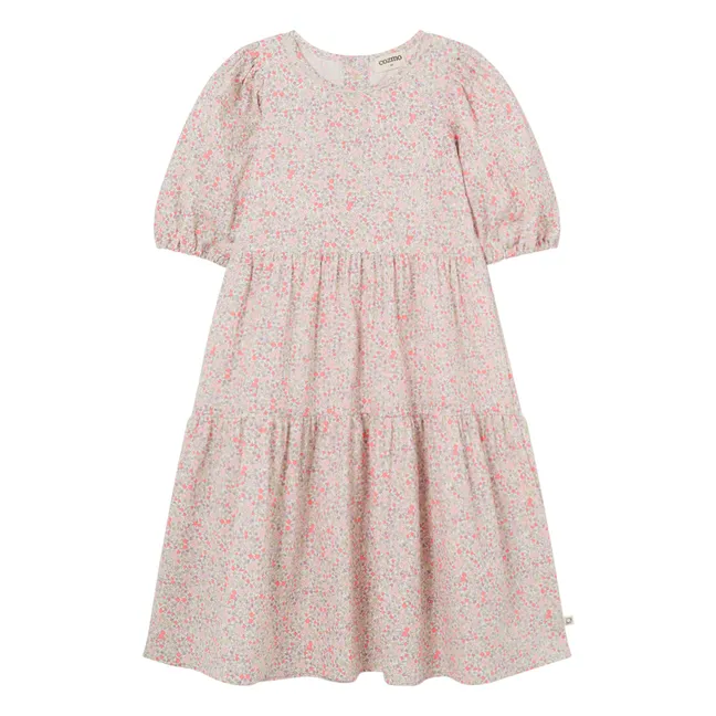 Eva organic cotton dress | Coral