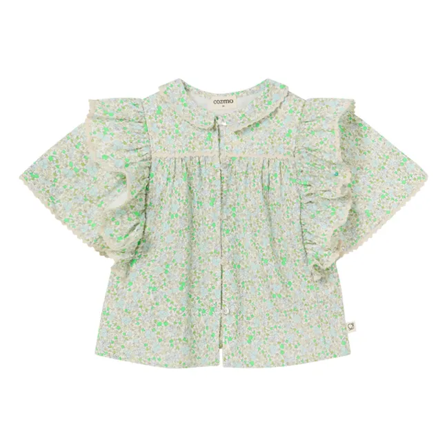 Blouse Ada Coton Bio | Vert