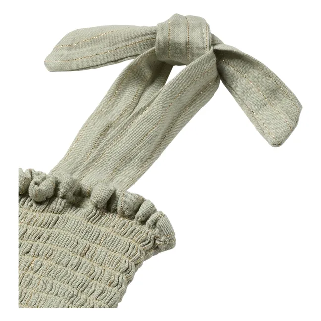 Top Ona Gaze De Coton | Vert kaki