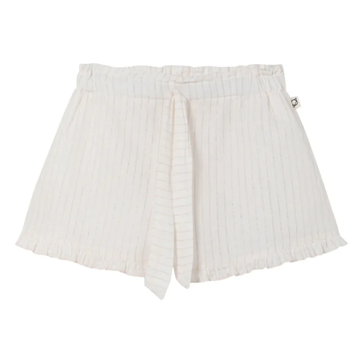 Shorts Zoé Gaze De Coton | Seidenfarben- Produktbild Nr. 0