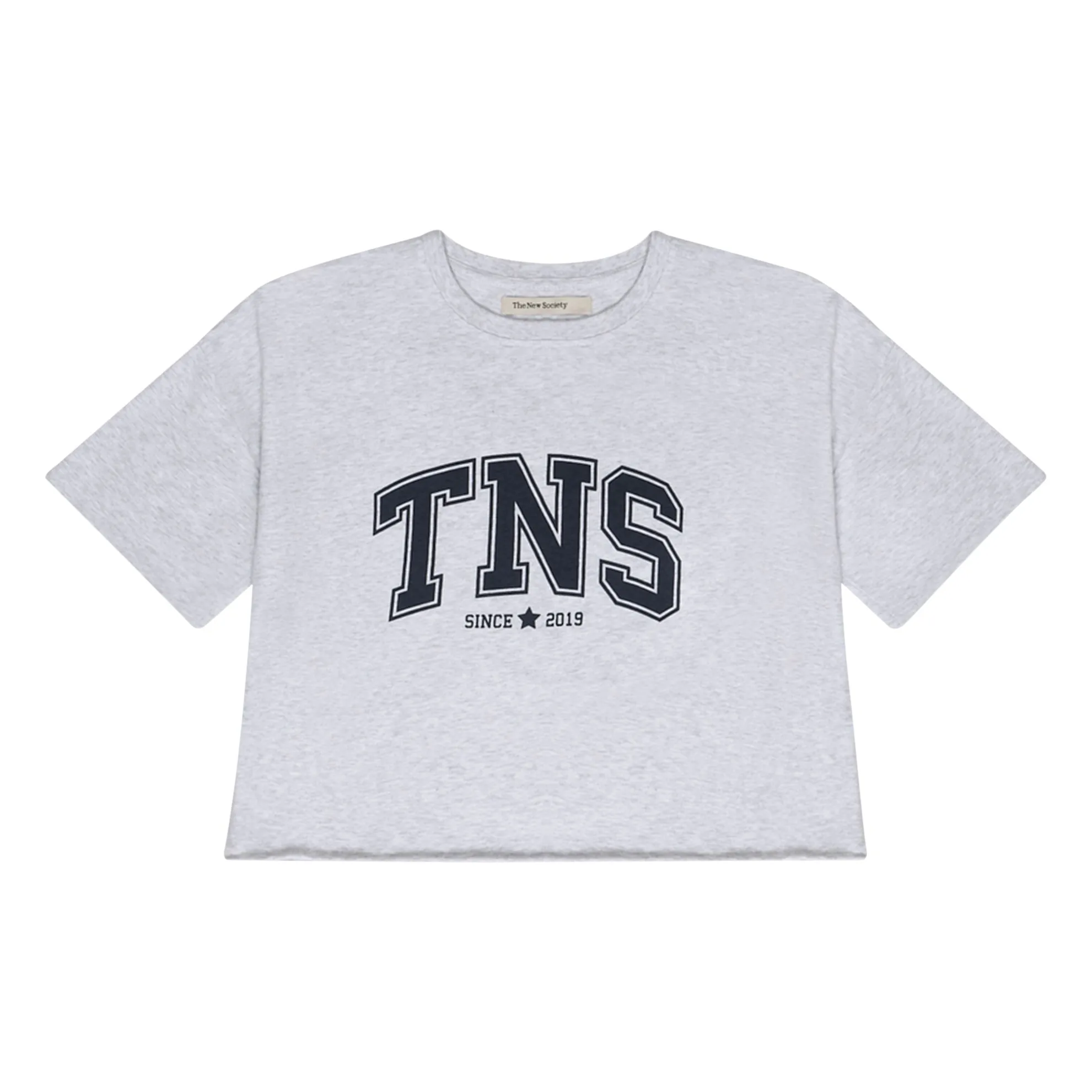 The New Society Heather Grey Zoé Short T-Shirt