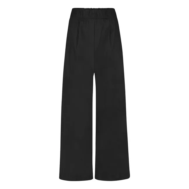 Benji Hose aus Baumwollpopeline | Schwarz