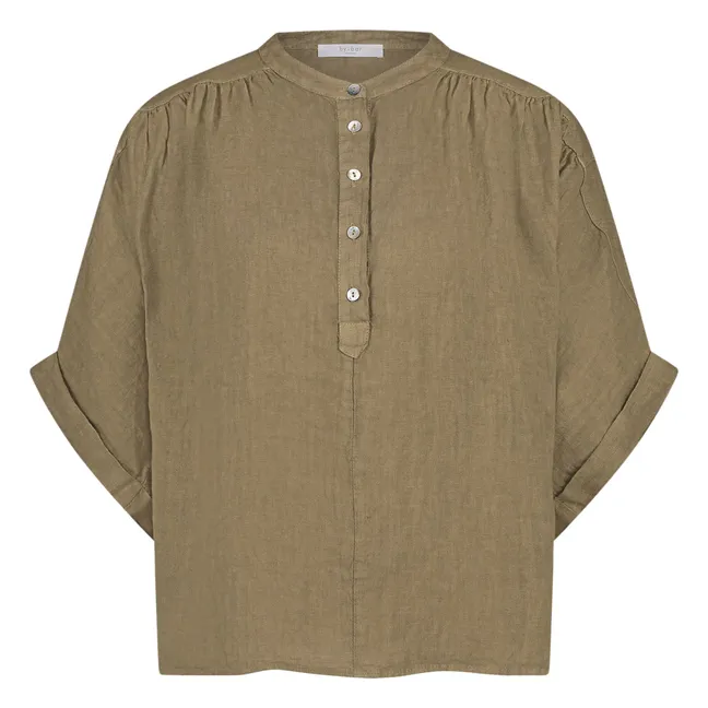 Blouse Axel Lin | Vert kaki