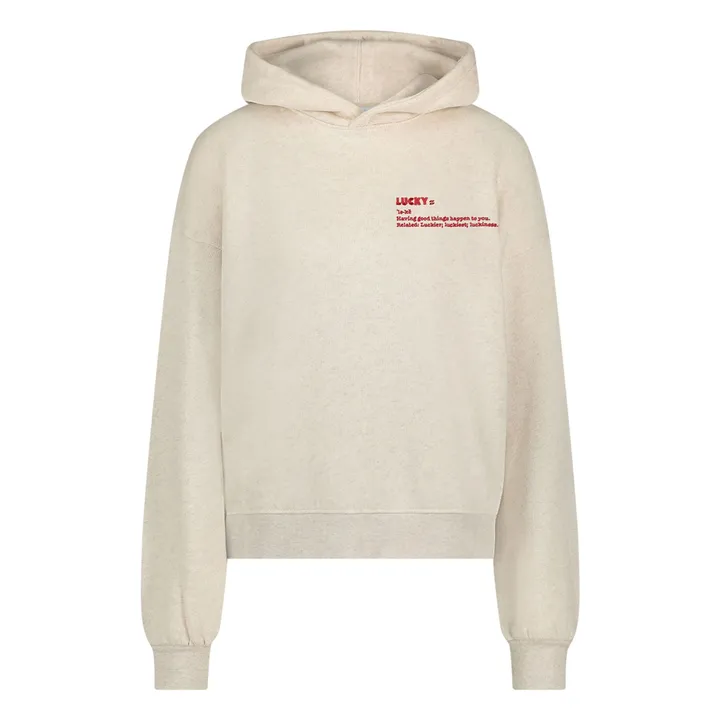 Sweat Dictionary | Ecru- Image produit n°0