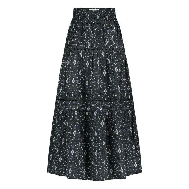 Jupe Xena Ikat | Bleu nuit