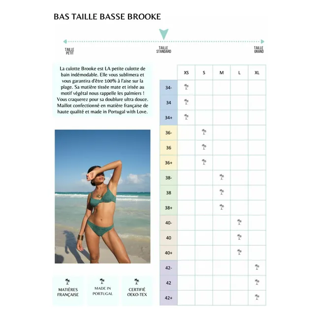 Bañador Brooke Palm | Verde bosque