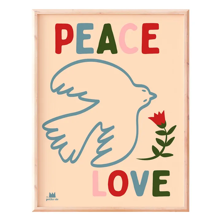 Cartel Paz y Amor- Imagen del producto n°0