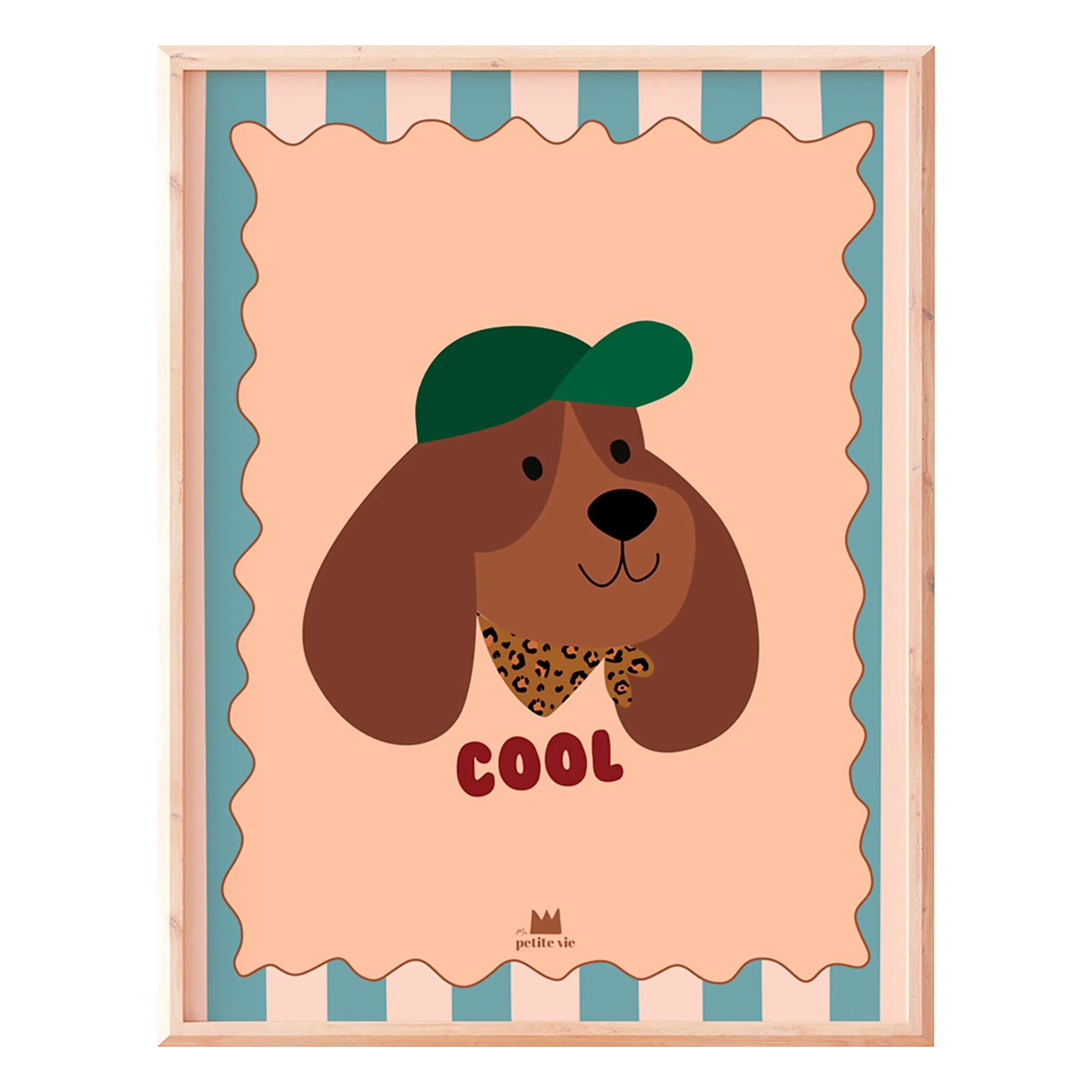 Ma Petite Vie Cream Cool Dog Poster