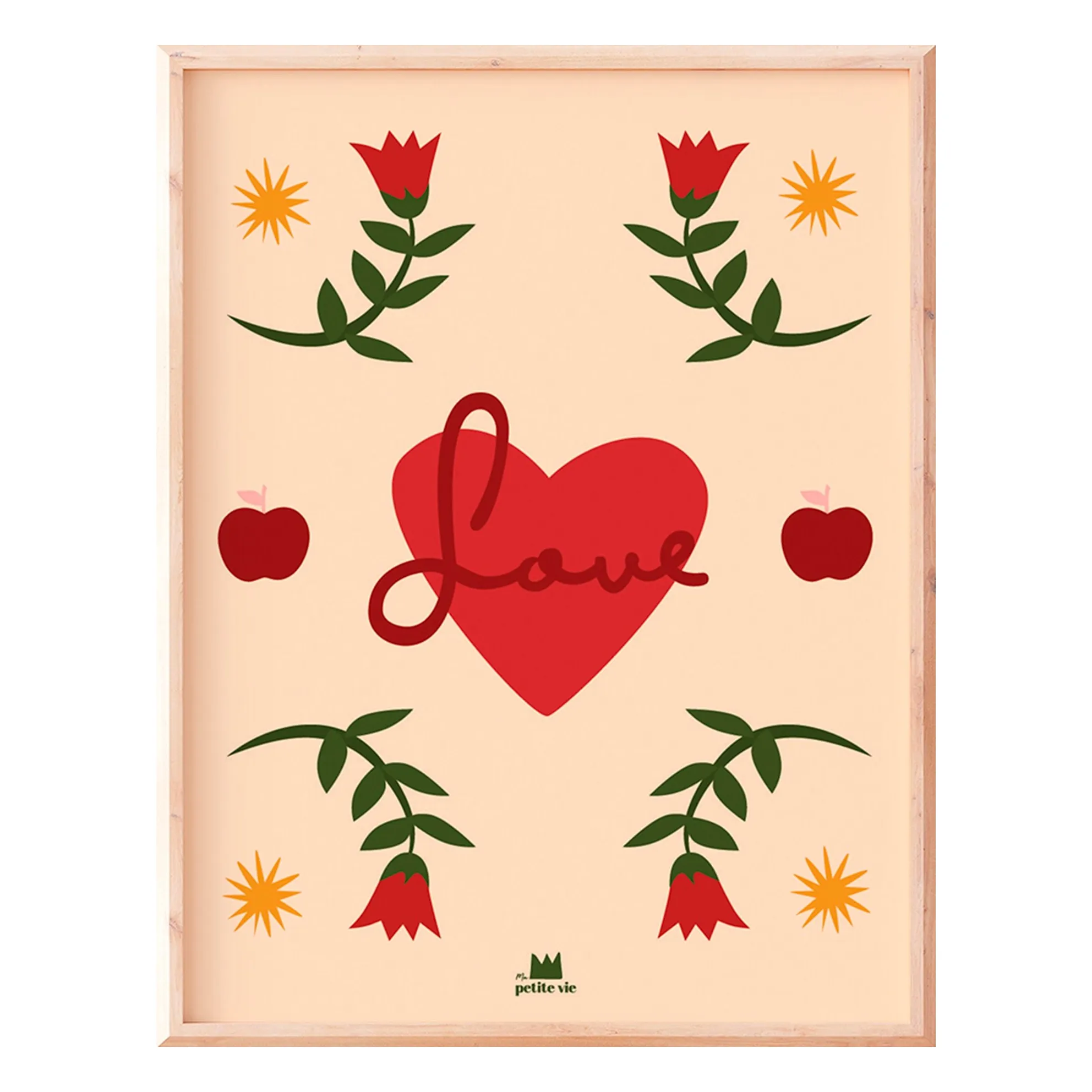 Ma Petite Vie Cream Love Poster