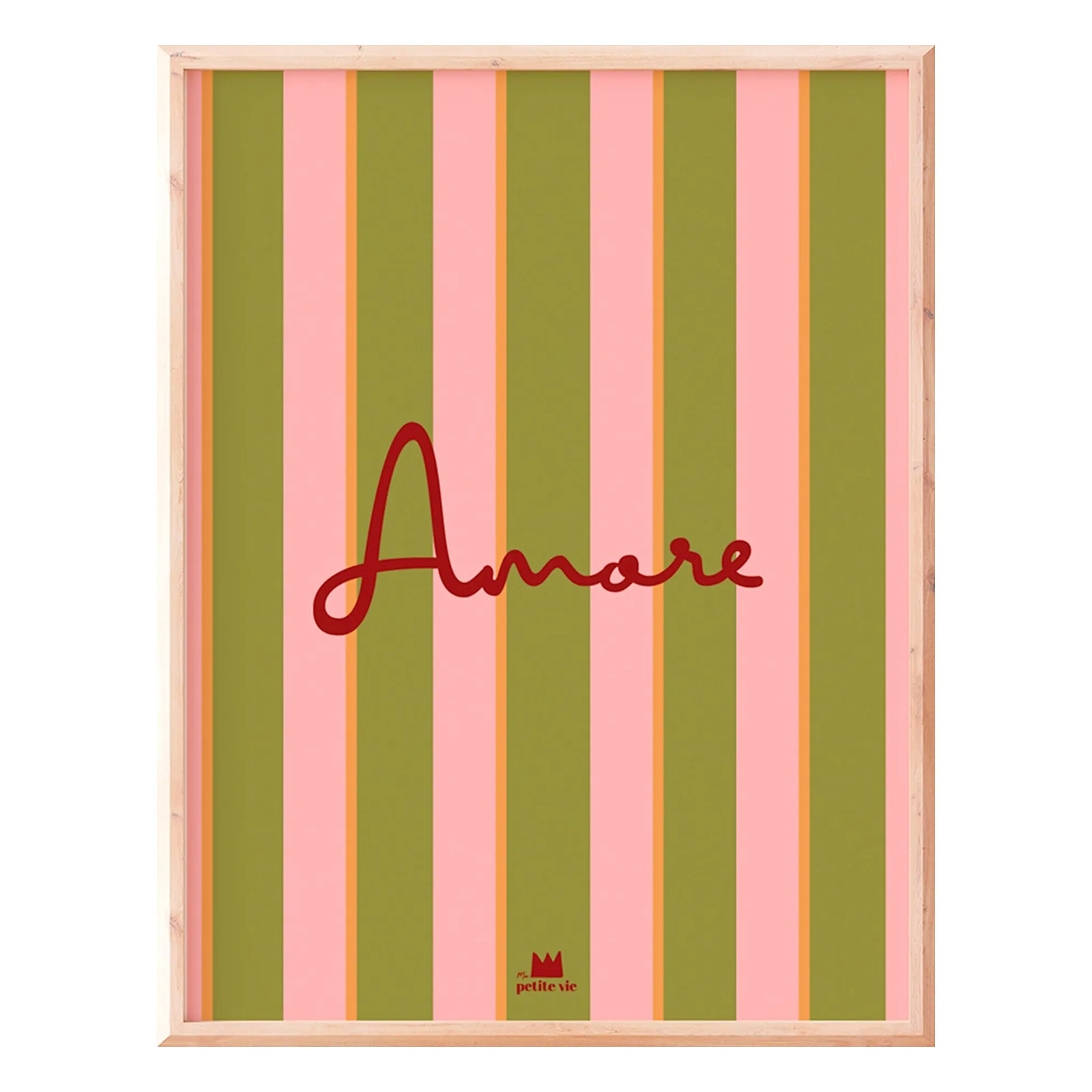 Ma Petite Vie Pink Amore Poster