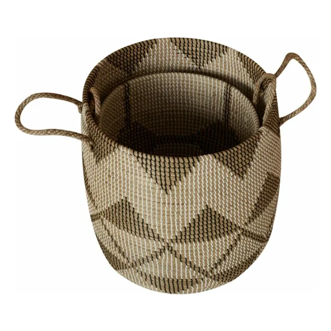 Storage baskets - Set of 2 | Beige