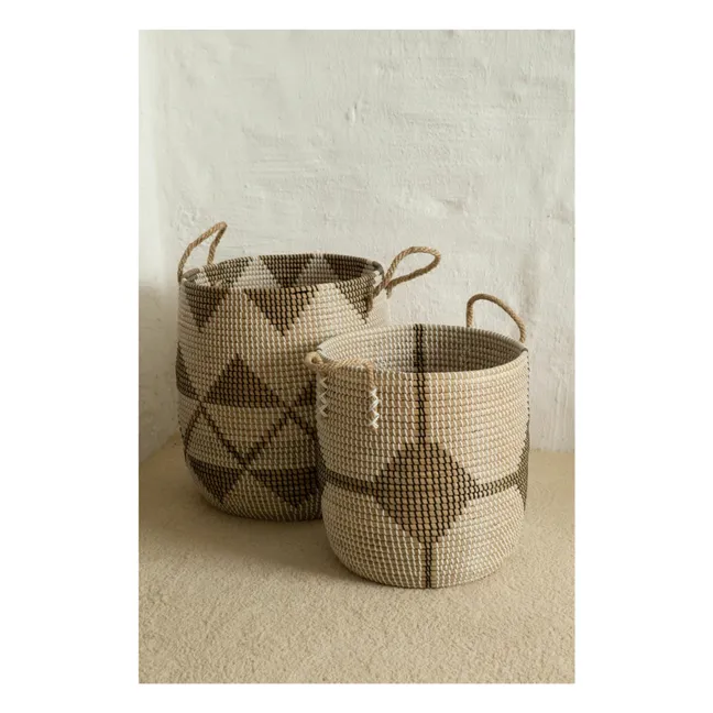 Aufbewahrungskörbe - 2er-Set | Beige