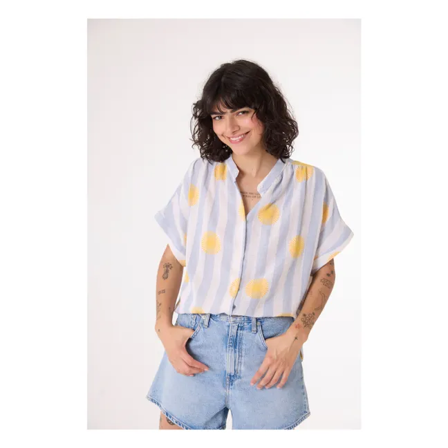 Louison Soleil blouse | Blue