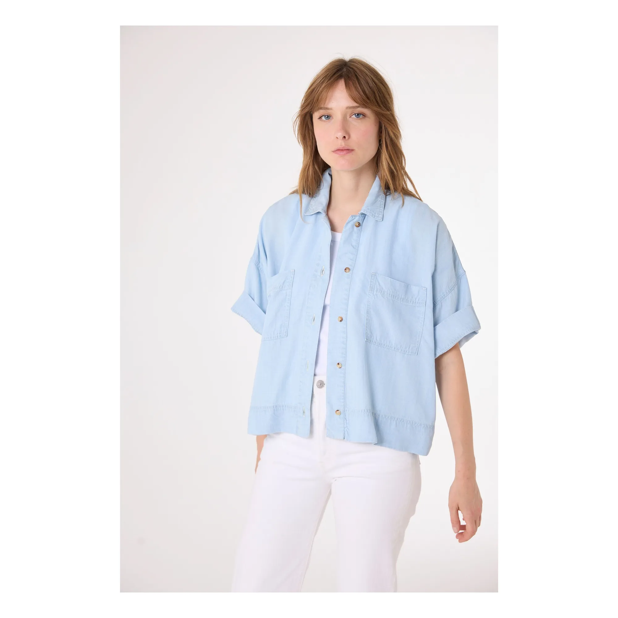 Sacrécoeur Blue Jules Shirt