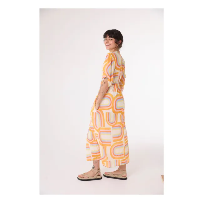 Abito Alba Rainbow | Giallo