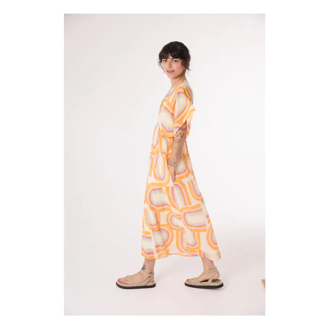 Abito Alba Rainbow | Giallo