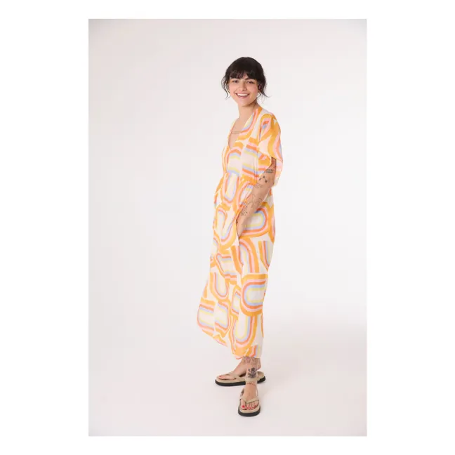 Robe Alba Rainbow | Jaune