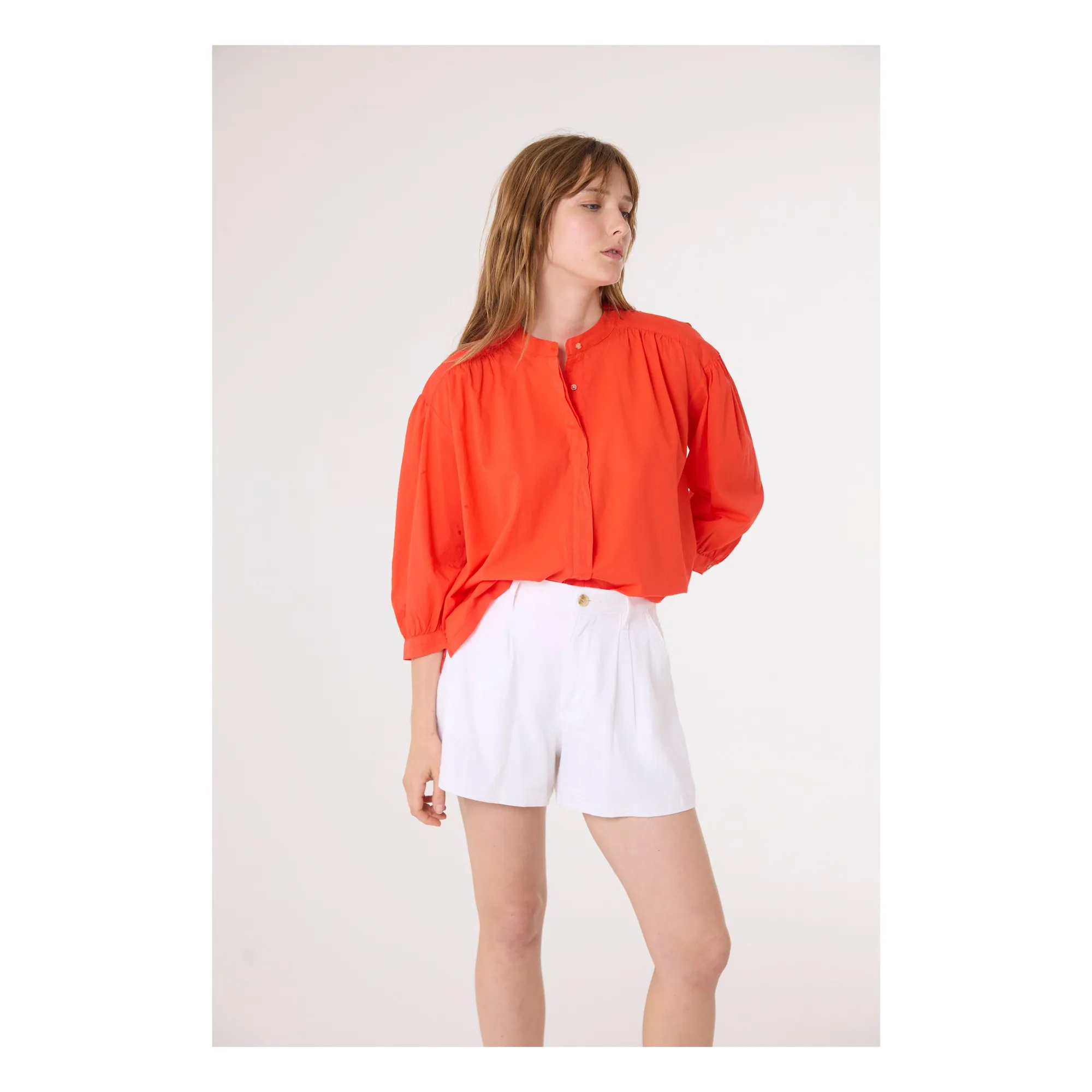 Sacrécoeur Orange Carla Blouse