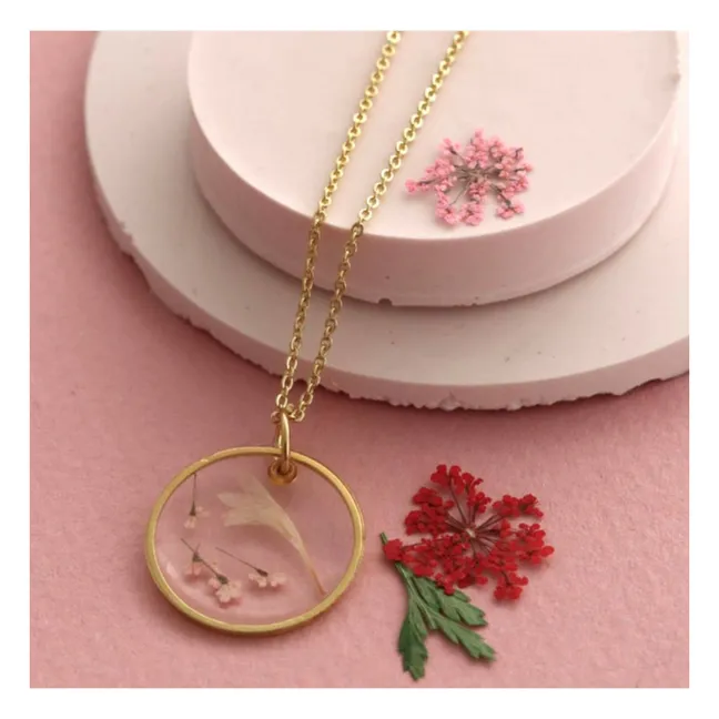 Kit de bricolaje - Mis colgantes de flores de resina