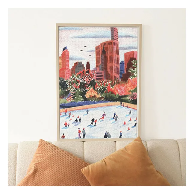 Puzzle Patinaje en Nueva York de Ban Hee - 1000 piezas