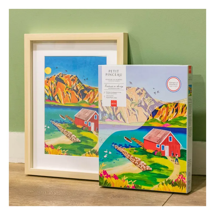 Kit de peinture au numéro - Norvège par Nolwenn Studio- Image produit n°3