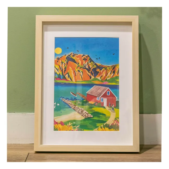 Kit de pintura numerado - Noruega by Nolwenn Studio