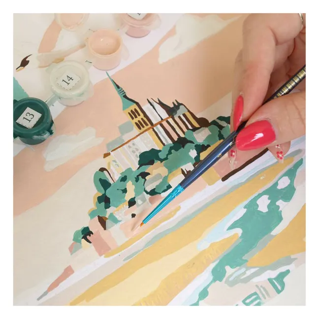 Kit de pintura numerado - Mont Saint-Michel by La Petite Epicerie